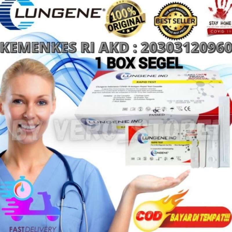 Promo RAPID TEST ANTIGEN ALAT SWAB ANTIGEN MANDIRI LUNGENE 1BOX ISI