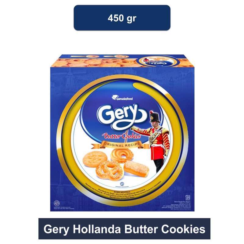 Jual Gery Hollanda Butter Cookies holanda biskuit biscuit 450g 450 gram