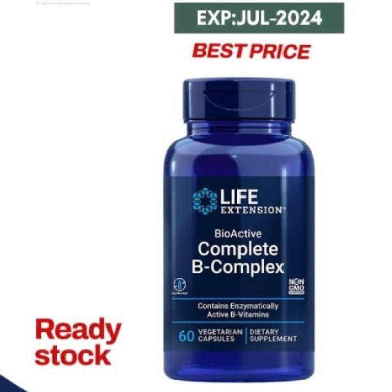 Promo LIFE EXTENSION COMPLETE B COMPLEX 60 CAPS VITAMIN B PENAMBAH