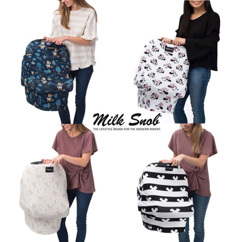 Promo Milk Snob Nursing Apron & Car Seat Cover Baby Blanket Kain
