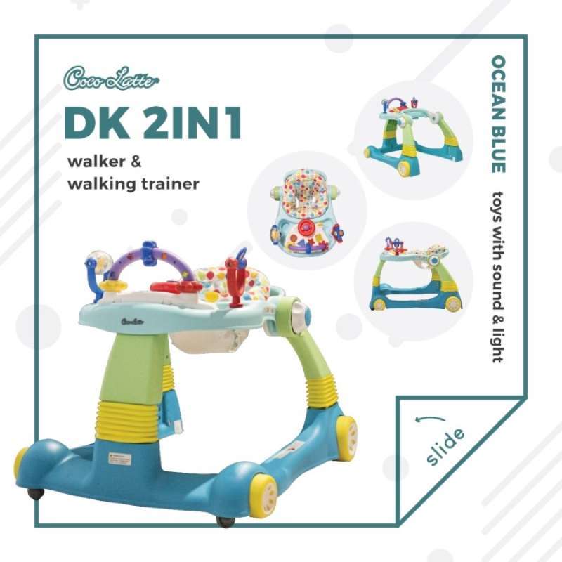 Promo Babywalker / Baby Walker Cocolatte 2 In 1 Walker Cl 1100 Navy