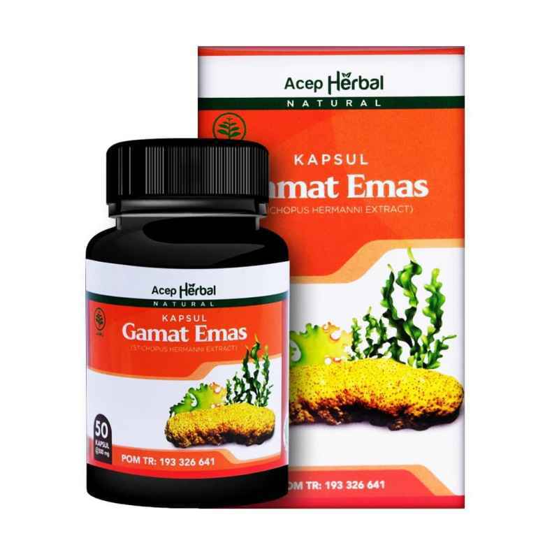 Jual Gamat Emas Kapsul, Herbal Gamat Asli Original di Seller Anugrah