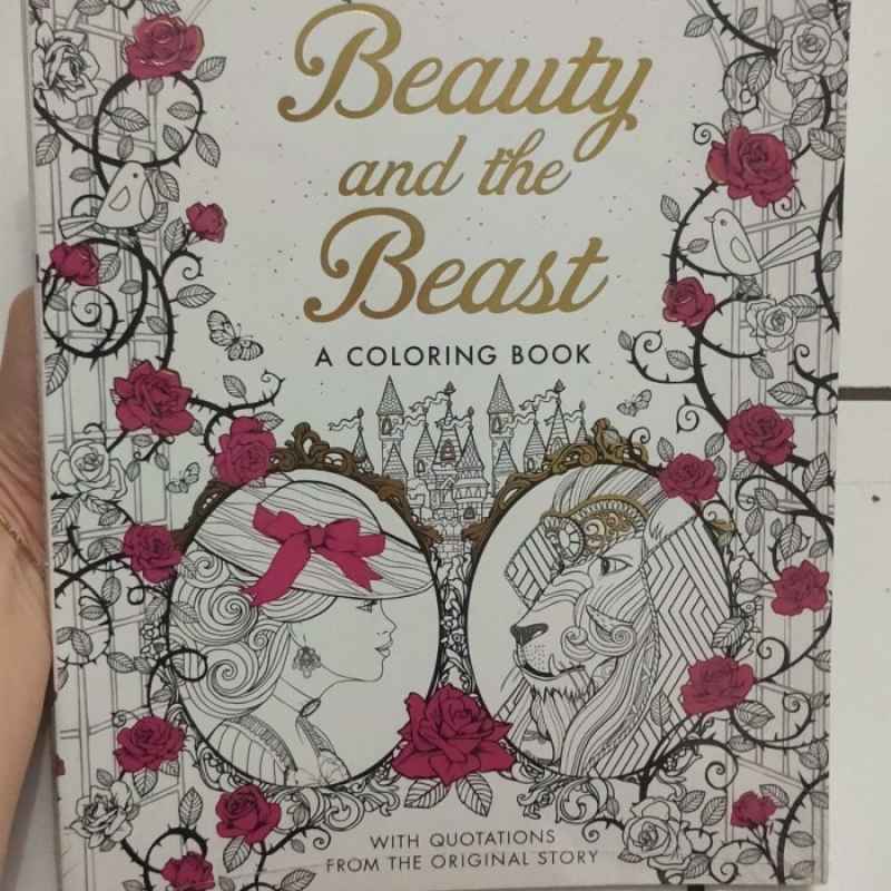 Promo Beauty and the Beast Coloring Book Buku Mewarnai Diskon 23% di