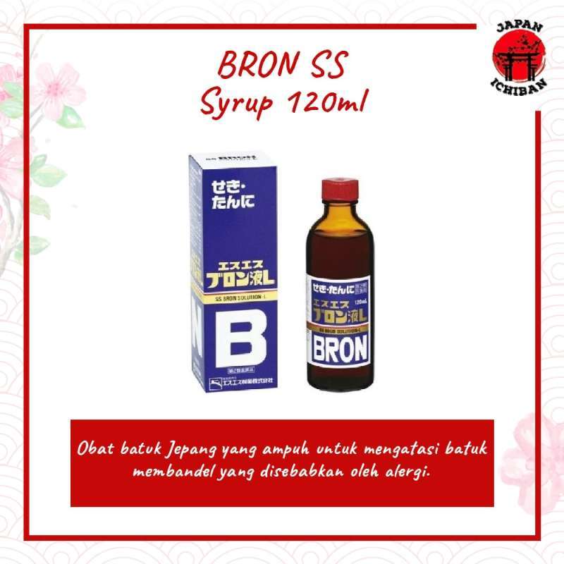 Jual Bron SS Syrup 120ml (Obat Batuk) First Hand Original Jepang di