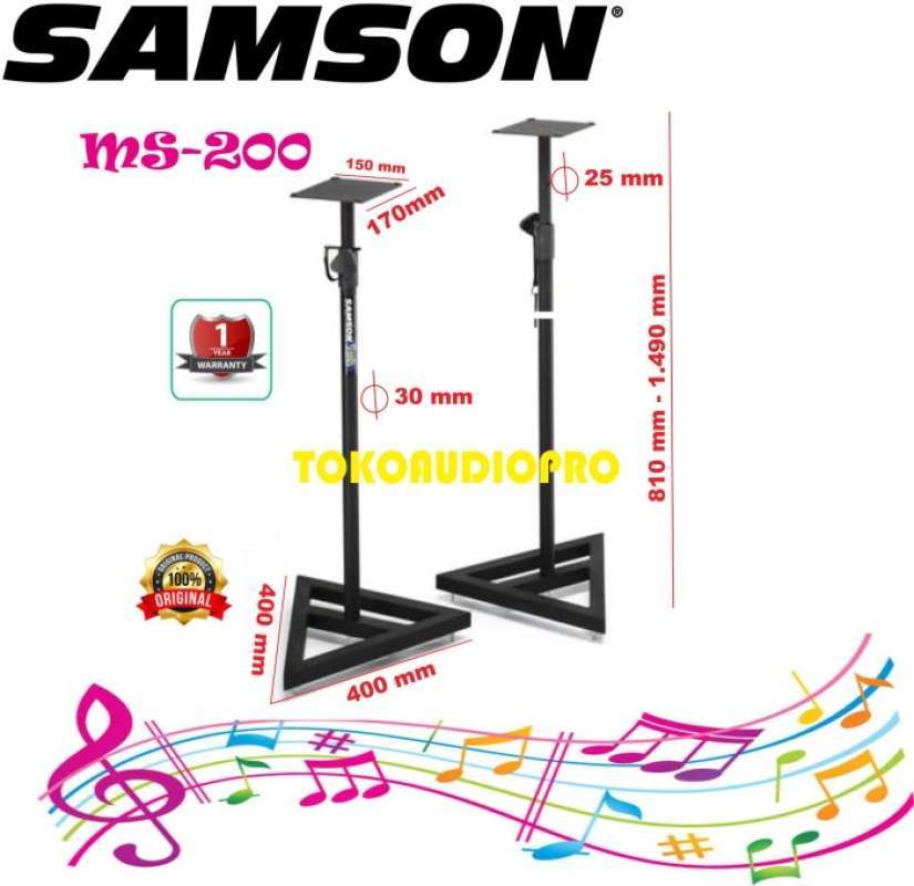 promo-samson-ms200-ms-200-ms-200-stand-speaker-monitor-studio