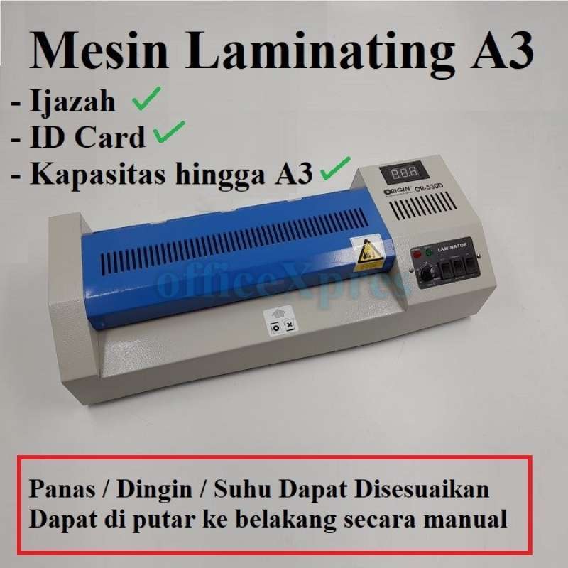 Promo Mesin Laminating Origin / Mesin Laminasi / Mesin Laminator A4 A3