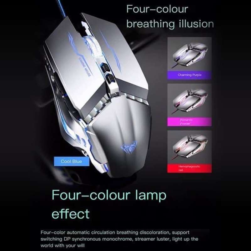 Jual Mouse Gaming Aula S30 Â 2400dpi Rgb Driver Macro Software Di ...