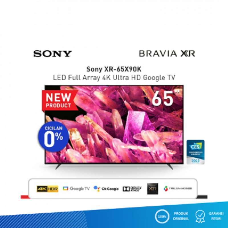 Jual NEW SONY LED XR65X90K BRAVIA XR Full Array UHD 4K HDR Smart ...