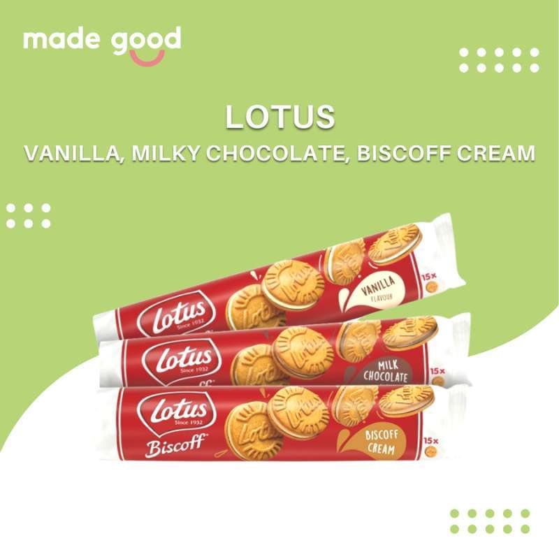 Promo Lotus Biscoff Biscuit 150G Chocolate Biscoff Cream Vanilla 15 Pcs