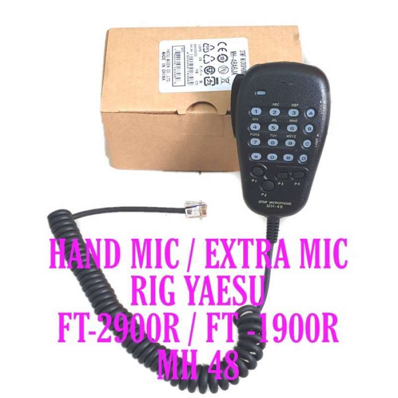 Promo Hand Mic / Extra Mic Rig Yaesu Ft 2900 R/ Ft 1900R Diskon 30 di