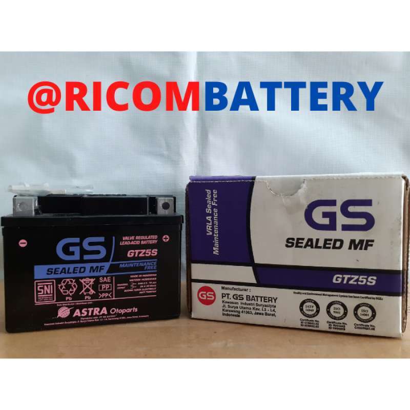 Jual Aki Motor Gs Astra Gtz5s Mf Original Aki Kering Di Seller Alice