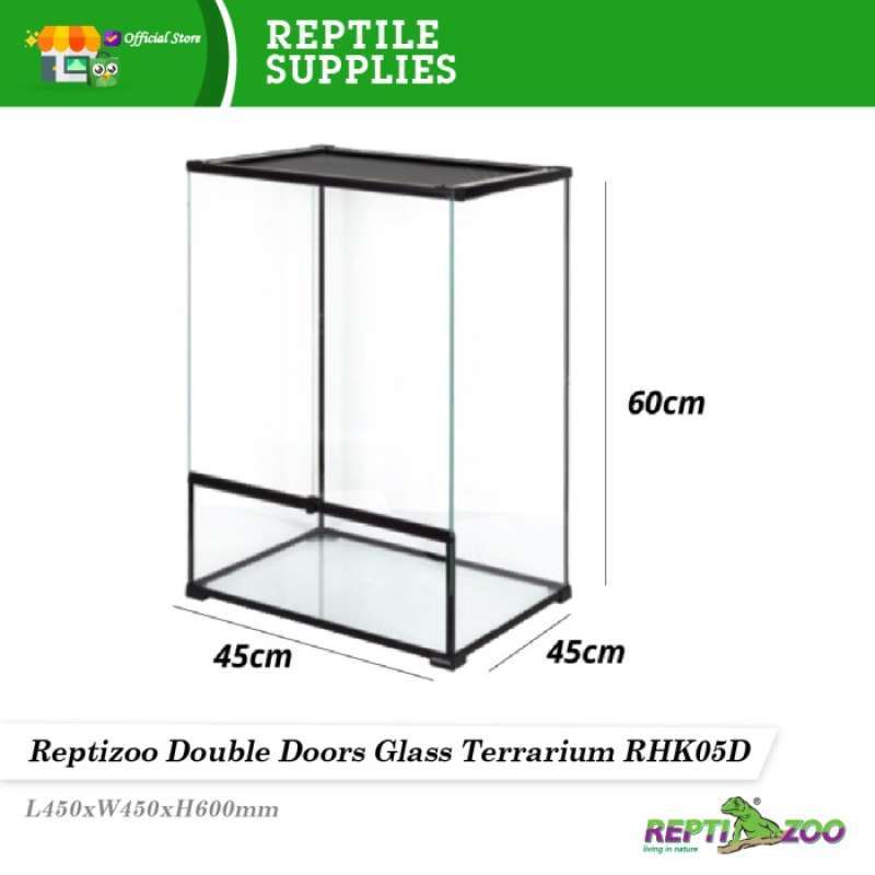 Jual REPTIZOO TERRARIUM 45X45X60CM KANDANG REPTILE di Seller Nea Toko