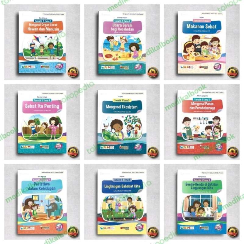 Jual Paket Tematik Platinum Kelas 5 Sd Tema 1 2 3 4 5 6 7 8 9 Hots Akm ...