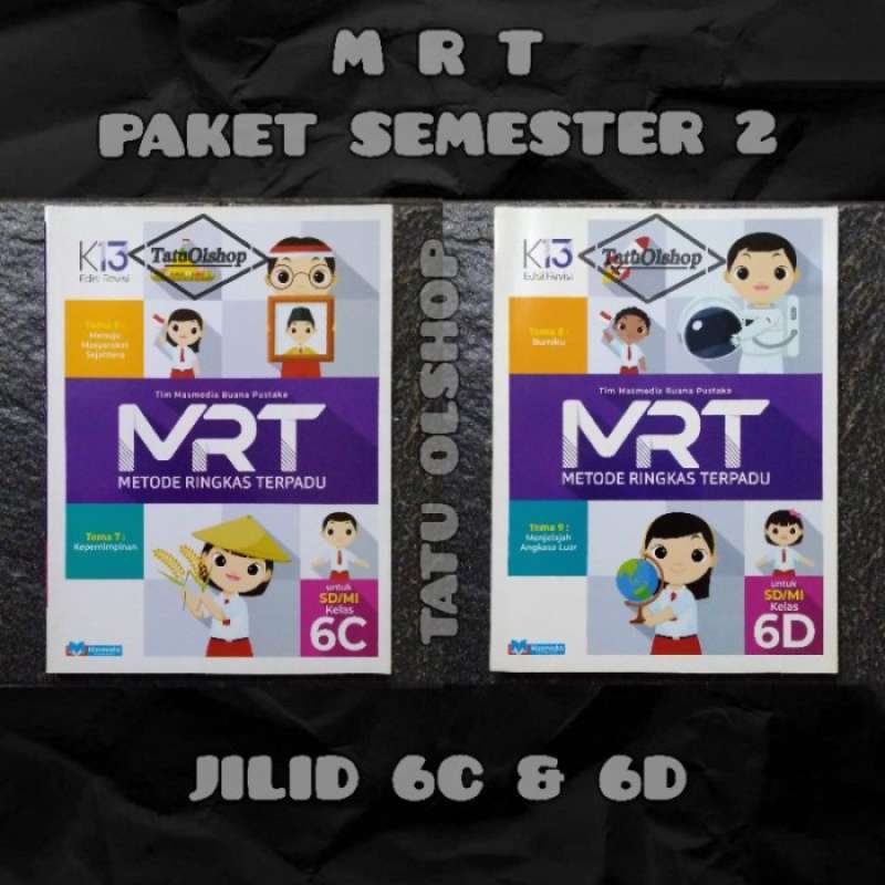Jual Buku MRT SD Kelas 6 Paket Semester 2 Jilid 6c 6d Kurikulum 2013 ...