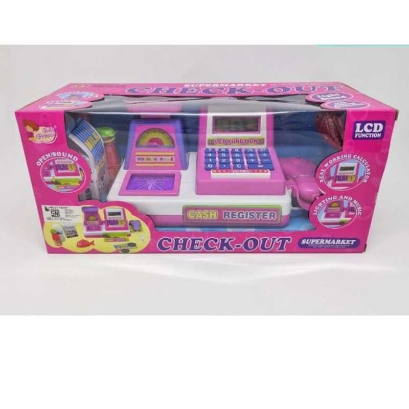 Jual Cash Register Supermarket Check Out Mini Mainan KasirKasiran di