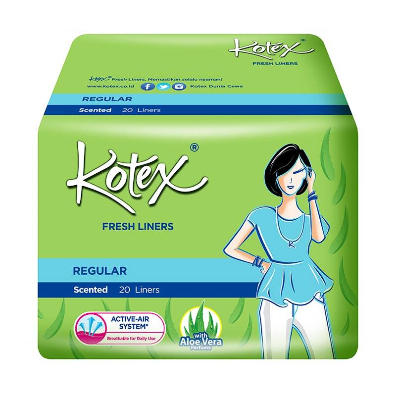 Jual Kotex Fresh Liner Aloe Vera Pantyliner [20 Pads] di Seller Blimart
