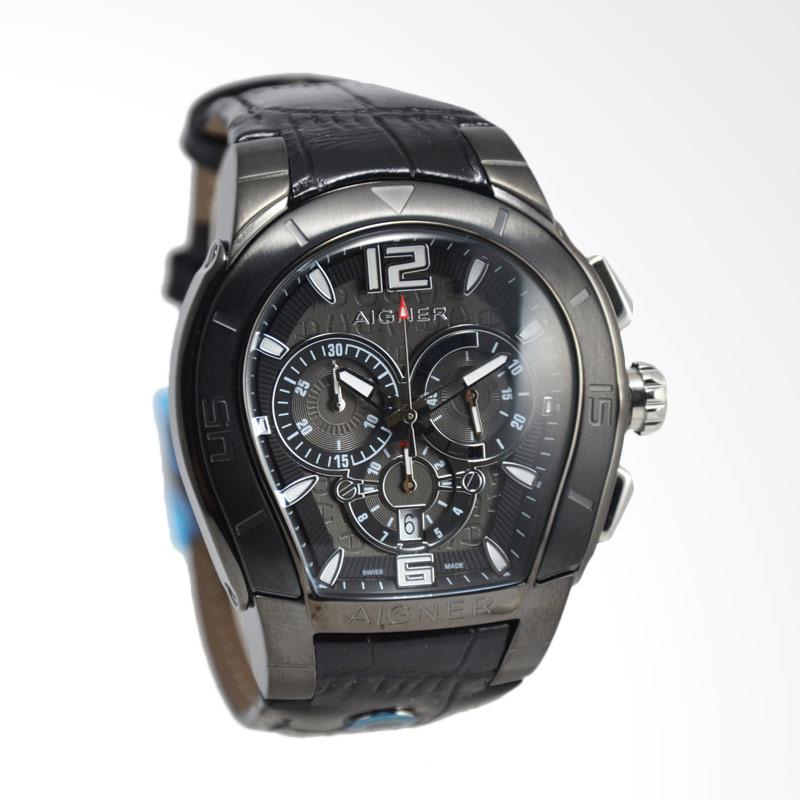 jual aigner palermo chronograph jam tangan pria black jual aigner palermo chronograph jam tangan pria black