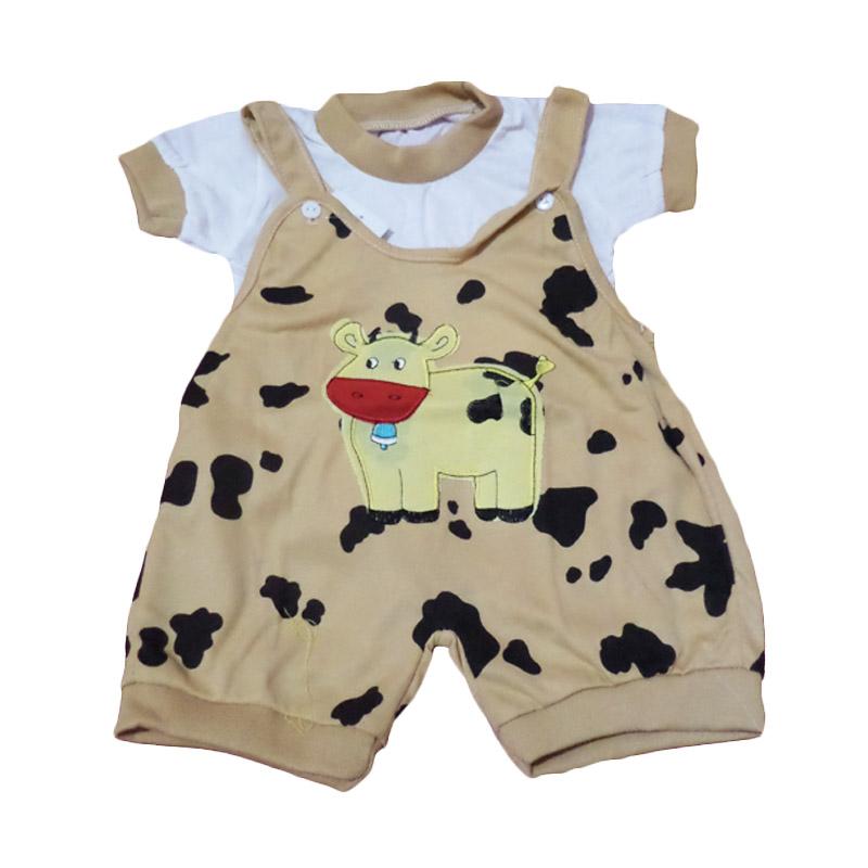 Jual Baby Tom Sapi Baju Kodok Jumpsuit Anak - Cokelat 