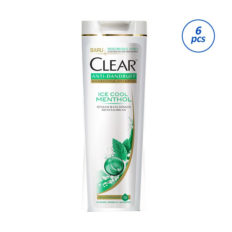 Jual Clear Anti Ketombe Ice Cool Menthol Shampoo [6 Pcs