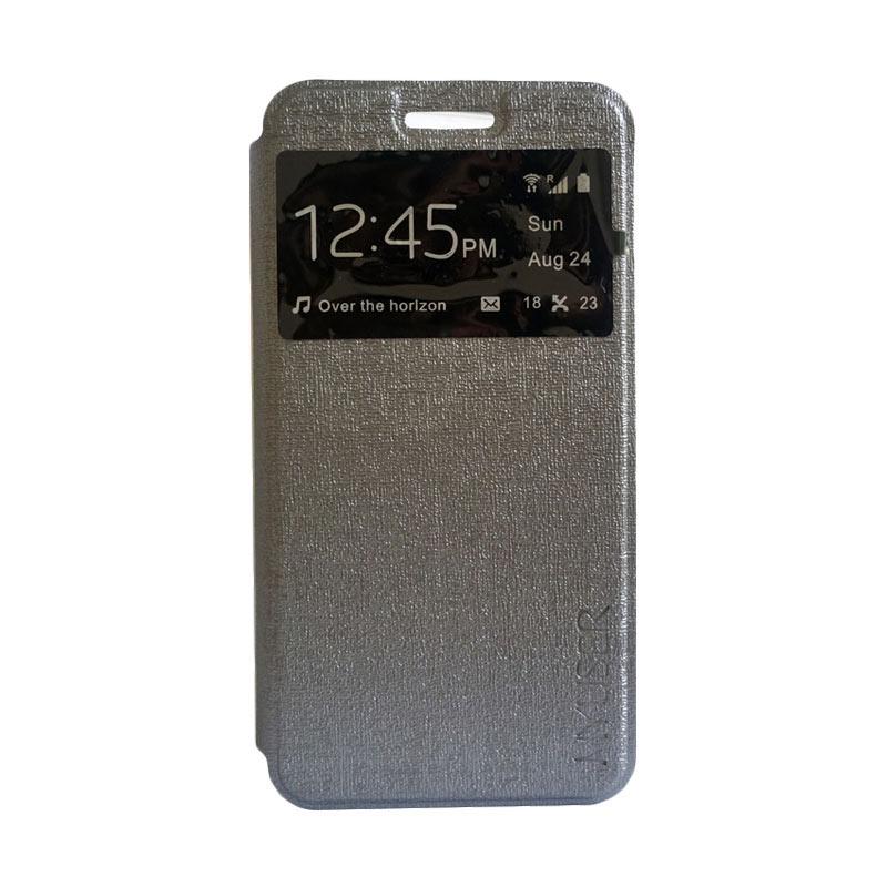 Jual MyUser Flip Cover Casing for Oppo R7S - Abu abu