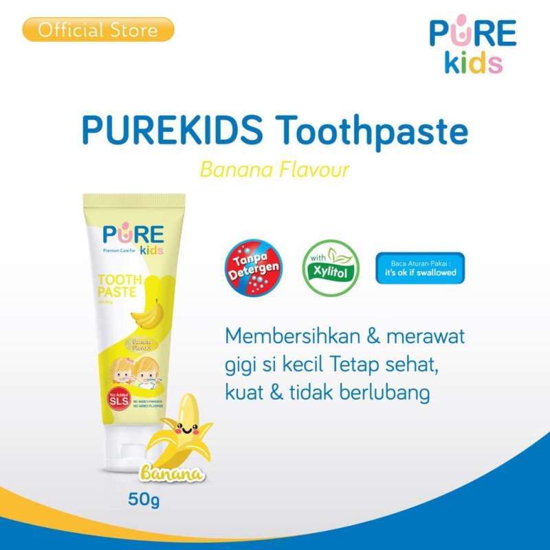 Jual Pure Kids Toothpaste 50 gr di Seller Health Essentials - Kota ...