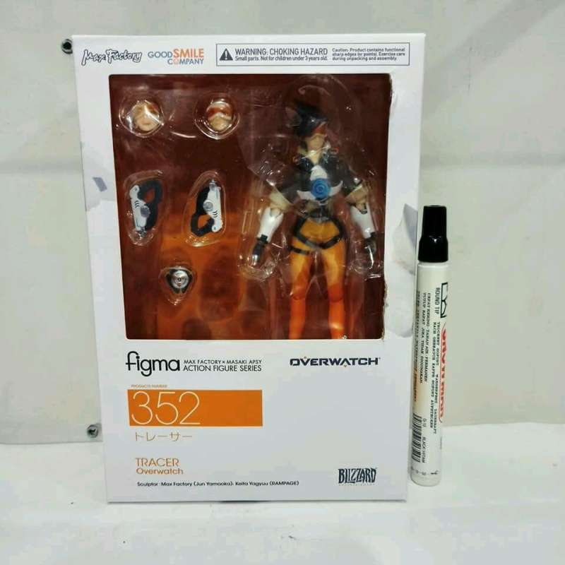 Jual mainan figma figure figma 352 overwatch tracer tinggi sekitar 6 ...
