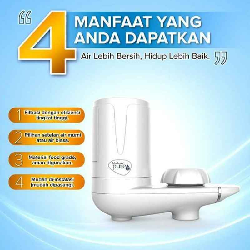 Jual UNILEVER PURE IT Keran Pureit Tap Water Purifier Kran Penyaring