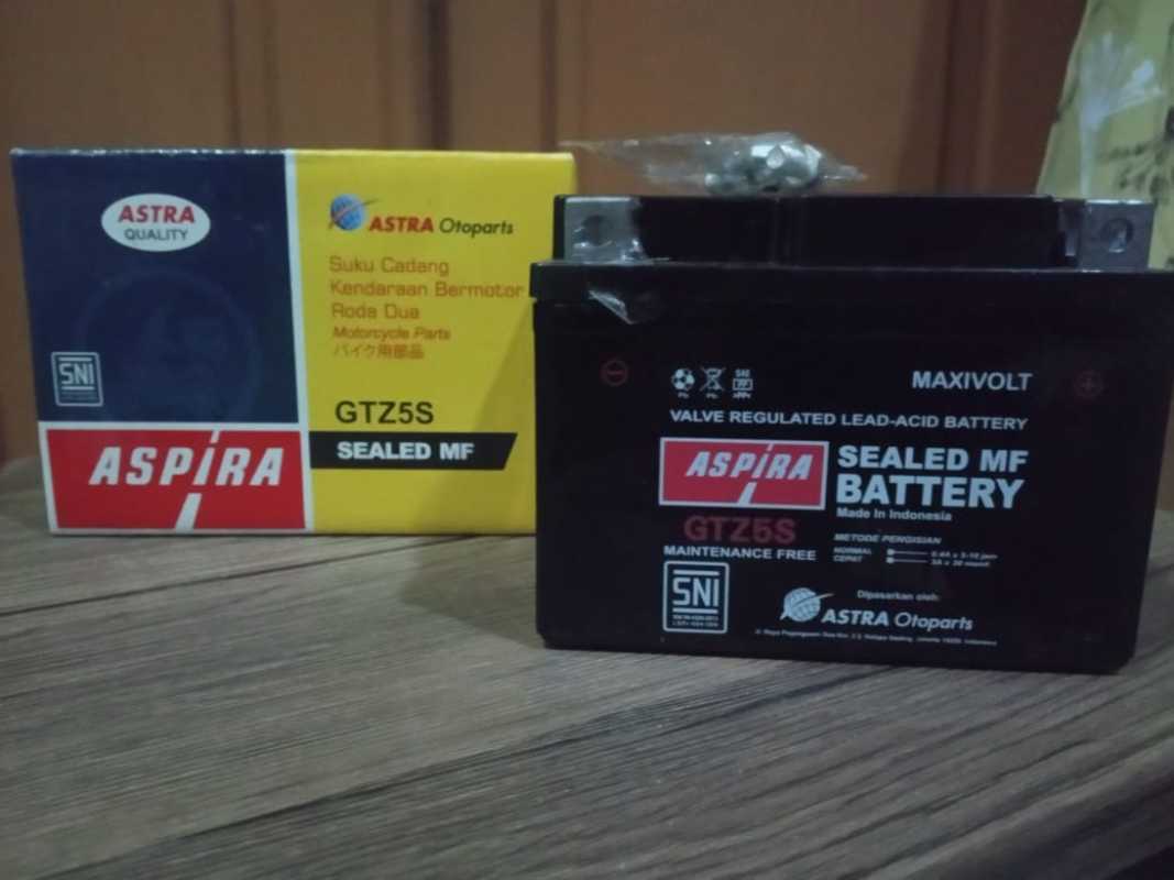 Jual Aki motor untuk Yamaha Vixion Xeon X ride Honda Spacy Revo Absolut