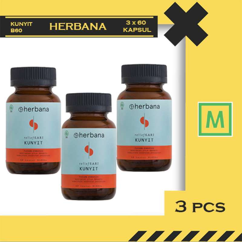 Jual Herbana Kunyit B60 ( Bundling 3 ) di Seller Mode Mart Official
