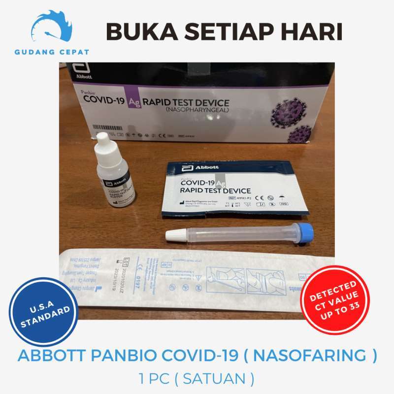 Jual Abbott Panbio Antigen Swab Covid 19 Rapid Test Device 1 Pcs Satuan