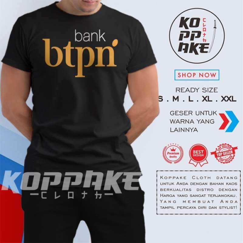 Promo Kaos Bank BTPN Logo Baju Perusahaan di Seller Depoperssss - Kota
