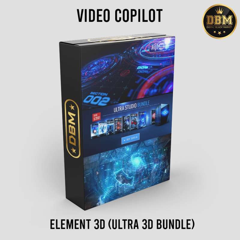 Promo Video Copilot Element 3D (Ultra 3D Bundle) Diskon 2 di Seller