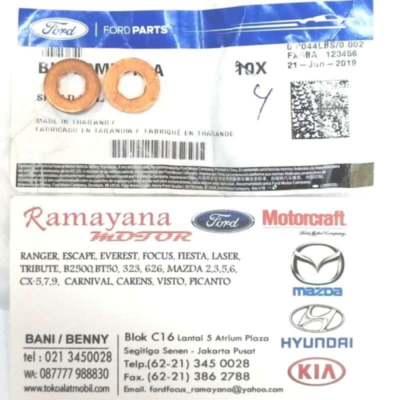 Promo Ring Nozzle Injector Ford Ranger 2.2 3.2 Mazda BT50 Pro 2.2