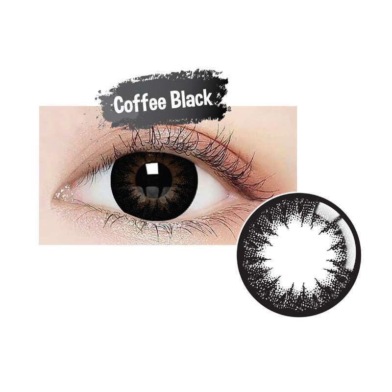 Jual Contact Lens Pure Black Coffee Black 5.50 Di Seller Optik