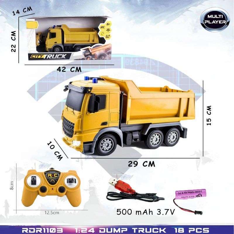 Jual PROMO Mainan Anak Mobil Remote Dump Truk Truck Mobil
