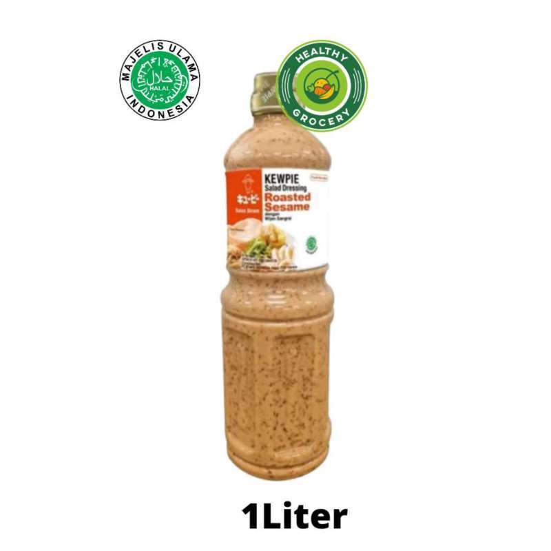 Jual Kewpie Salad Dressing Roasted Sesame 1Liter / Wijen Sangrai di