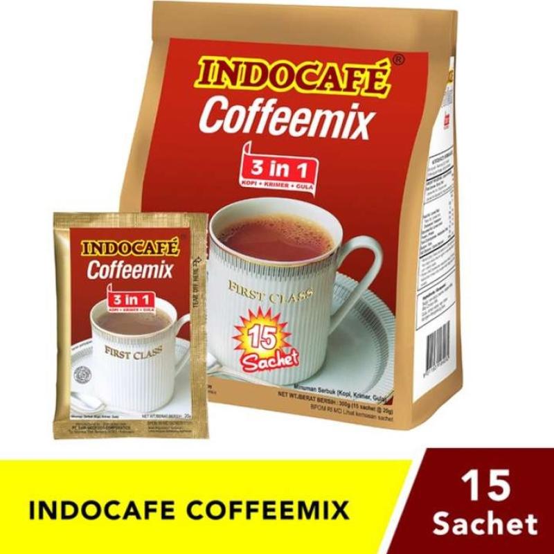 Jual Kopi Indocafe Coffeemix 3in1 Coffee Indo Cafe Kopi Mix isi 15