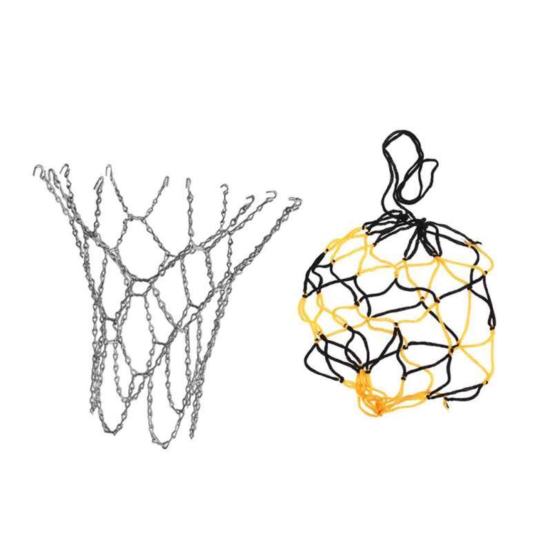 Jual Replacement Heavy Duty Steel Chain Basketball Goal Net + Nylon Net