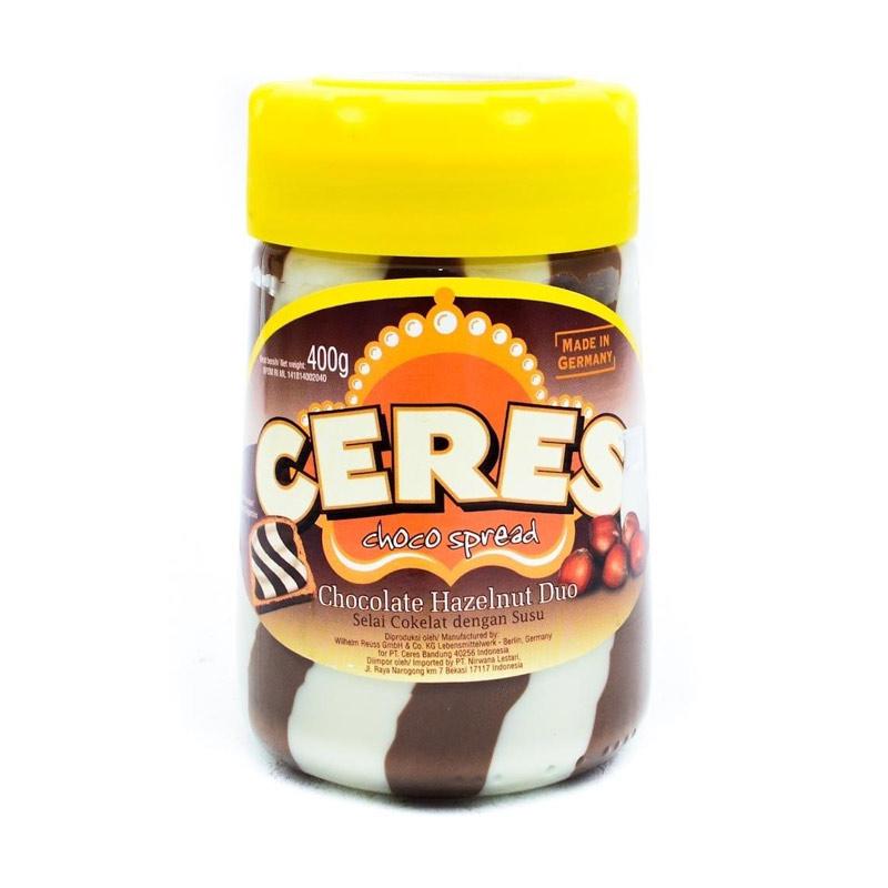 Jual Ceres Choco Spread Chocolate Hazelnut Duo Selai [400 g] di Seller