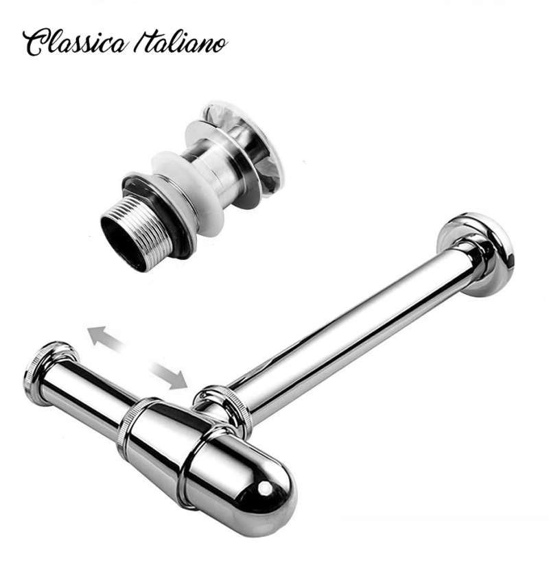 Jual Classica Italiano Siphon Bottle Trap + Afur Popup Stainles Anti