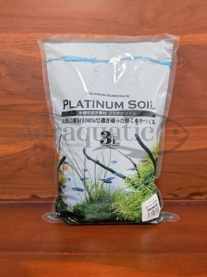 Jual PLATINUM SOIL 3L SUBSTRATE PUPUK DASAR TANAMAN AQUARIUM AQUASCAPE di Seller ADRAQUATIC