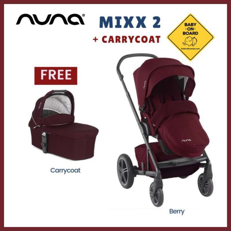 Jual NUNA MIXX BERRY Footmuff + Carrycot Set kereta dorong di Seller