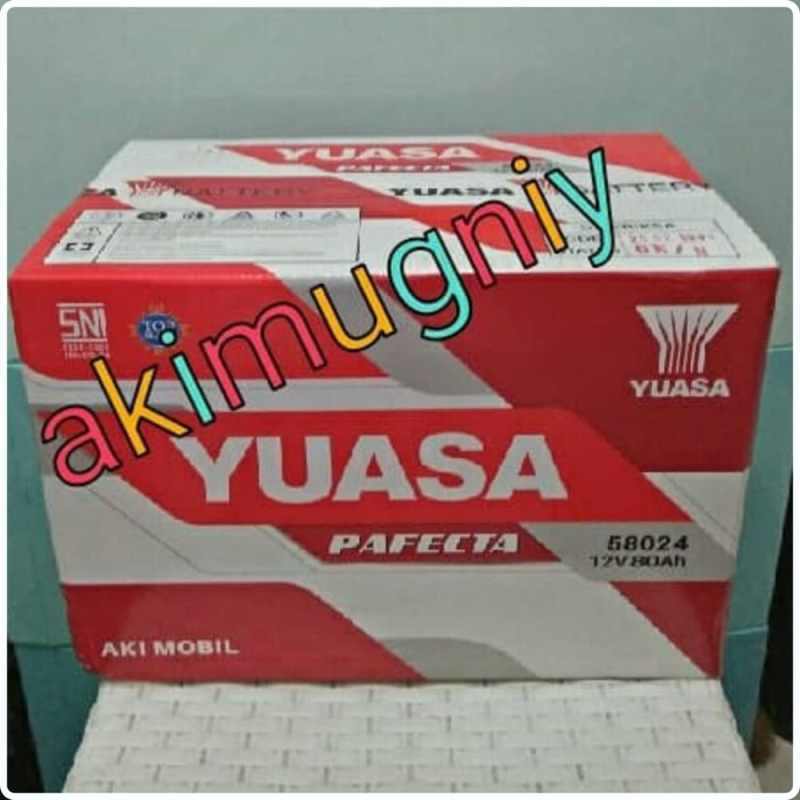 Jual Aki 58024 Yuasa Pafecta 12V 80Ah Din 80 Aki Basah Mercy Bmw Volvo