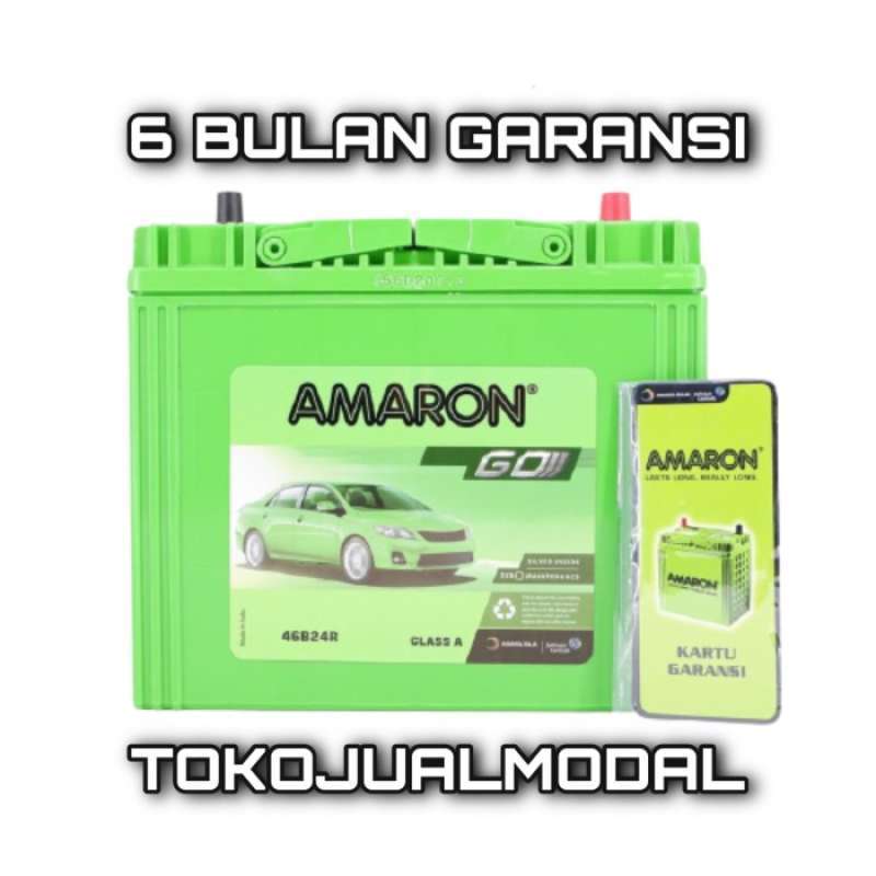 Jual AKI MOBIL NS60 46B24R AMARON GO 12V 45AH AKI KERING di Seller