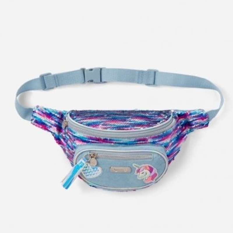 Jual Tas Justice Original Unicorn Waist Bag Belt Bag sequin di Seller