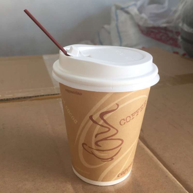 Promo paper cup + lid 8 oz + stirer Diskon 35% di Seller Odettee Shop ...