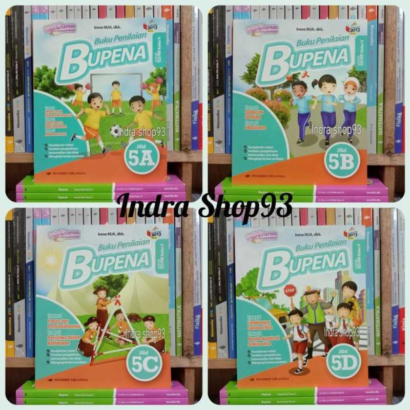 Jual Buku Bupena 5a,5b,5c,5d Kelas 5 Sd K13 Revisi Erlangga - Bupena 5b ...
