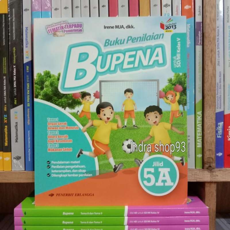 Jual Buku Bupena 5a,5b,5c,5d Kelas 5 Sd K13 Revisi Erlangga - Bupena 5b ...