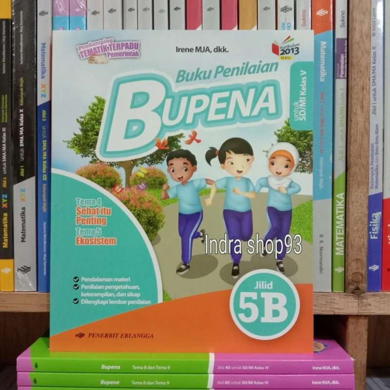 Jual Buku Bupena 5a,5b,5c,5d Kelas 5 Sd K13 Revisi Erlangga Di Seller ...