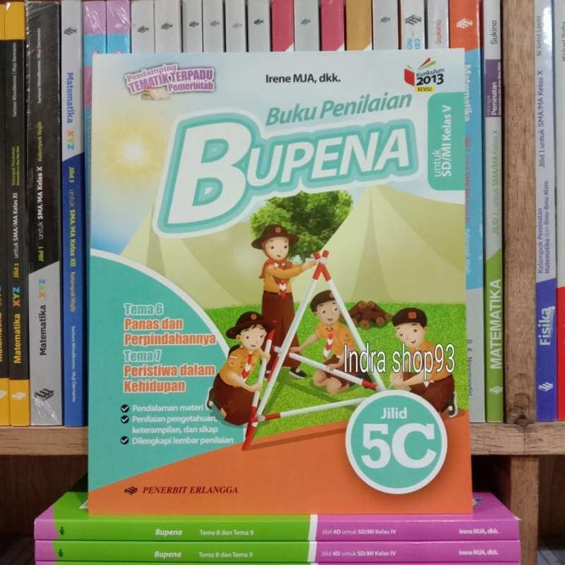 Jual Buku Bupena 5a,5b,5c,5d Kelas 5 Sd K13 Revisi Erlangga - Bupena 5b ...